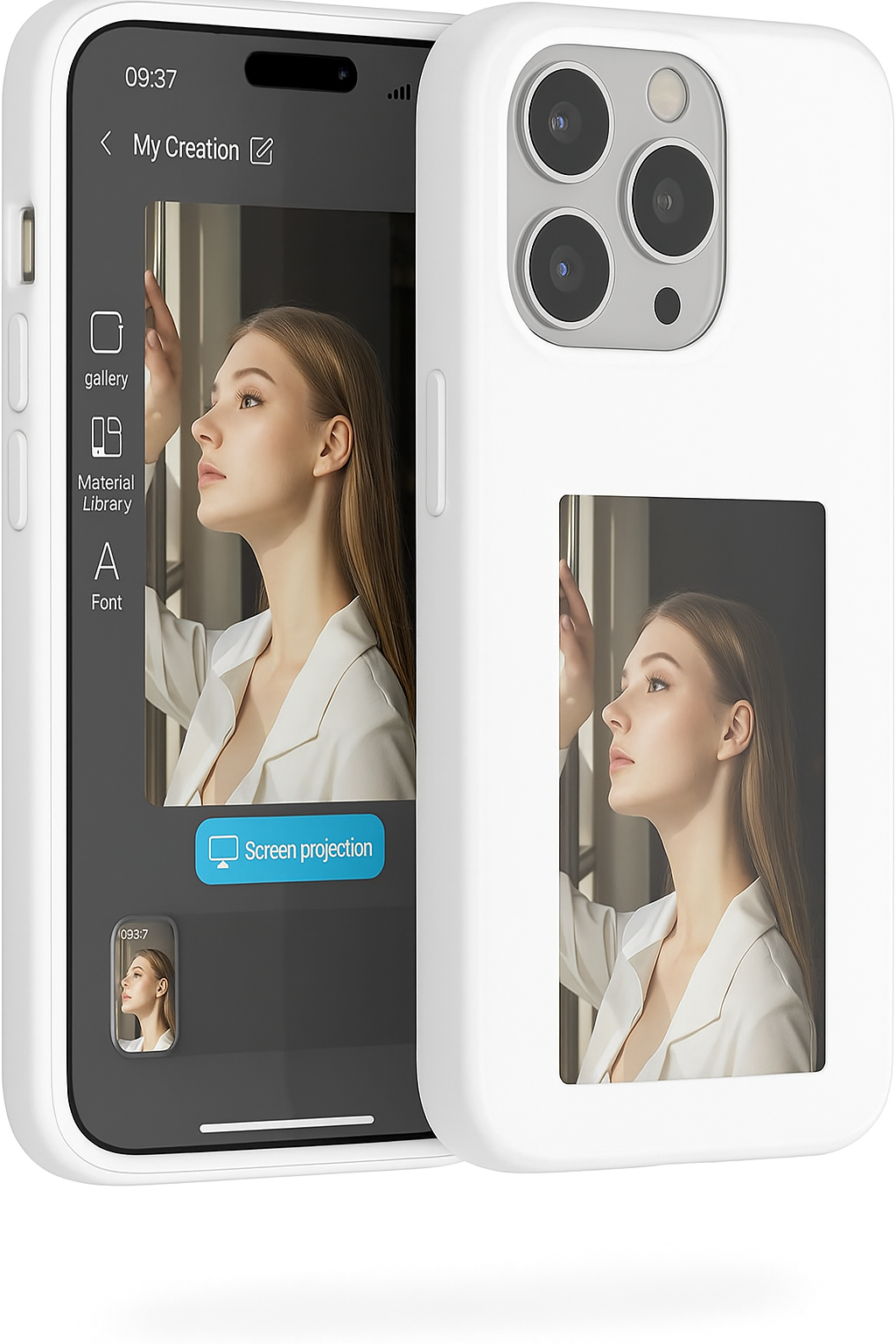 🛡️ SLICASE™ – La coque personnalisable avec écran E-ink