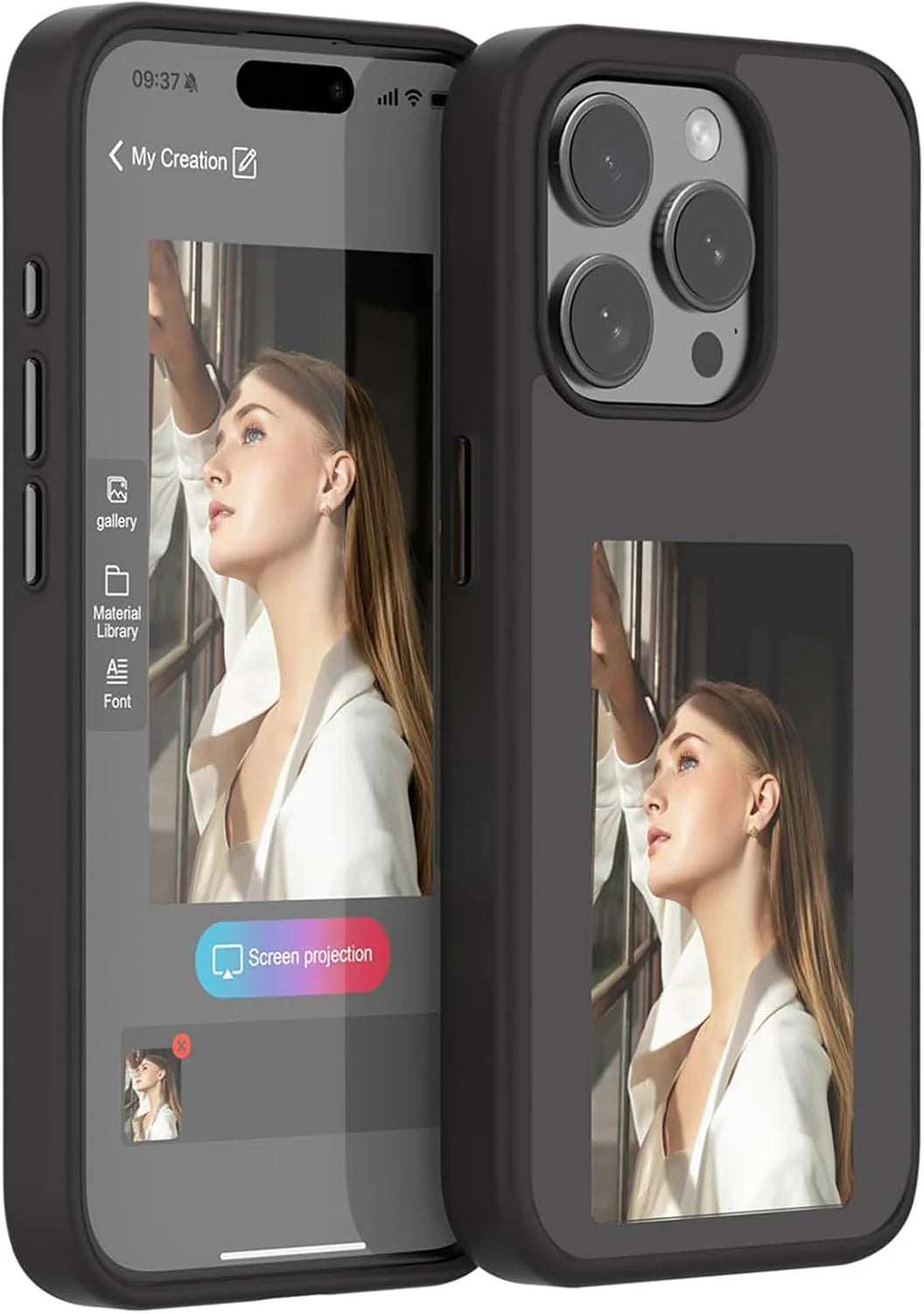🛡️ SLICASE™ – La coque personnalisable avec écran E-ink