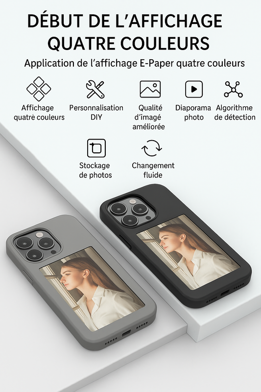 🛡️ SLICASE™ – La coque personnalisable avec écran E-ink